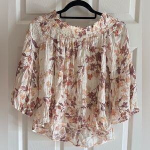 LOVESTITCH  Women’s Small Floral Smocked Boho